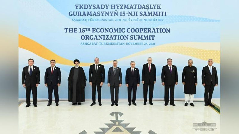 '8-9 noyabr kunlari Toshkentda Iqtisodiy hamkorlik tashkilotining navbatdagi sammiti bo`lib o`tadi'ning rasmi
