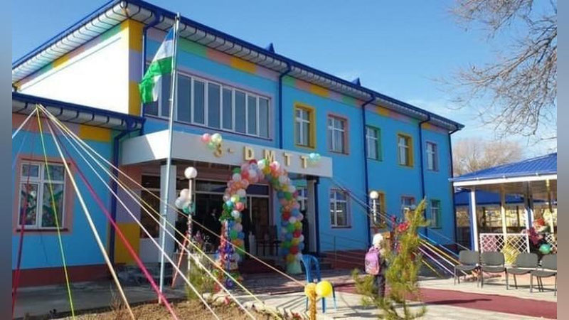 'Жиззахда 3 млрд. сўмдан зиёд маблағ эвазига 120 ўринли янги боғча барпо этилиб, фойдаланишга топширилди'ning rasmi