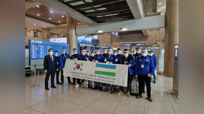 '98 нафар ватандошимиз Корея Республикасига етиб борди'ning rasmi