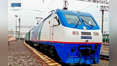 'Бугундан “Андижон-Нукус-Қўнғирот-Андижон” йўналишида йўловчи поездлари қатнови йўлга қўйилди'ning rasmi