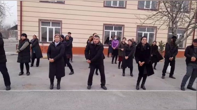 'Andijonda Shakiraning qo`shig`iga o`ynab, badantarbiya qilgan o`qituvchilar bo`yicha XTV munosabat bildirdi'ning rasmi