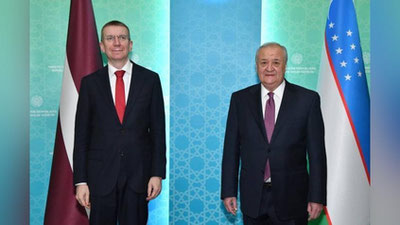 'Абдулазиз Камилов Латвия ташқи ишлар вазири билан учрашди'ning rasmi