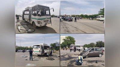 'Хоразмда автобус иштирокида ЙТҲ содир бўлди. Қурбонлар бор...'ning rasmi