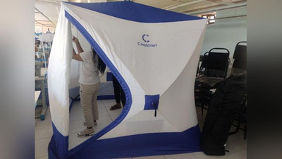 'Бухородаги корхона хорижлик сайёҳлар учун палаткалар экспорт қилмоқда (фото)'ning rasmi