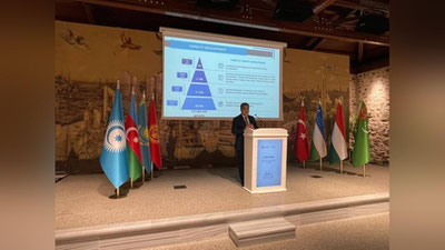 'Туркий давлатлар ташкилоти инсон ресурсларига бағишланган йиғилишида Ўзбекистон тажрибаси тақдимот қилинди'ning rasmi