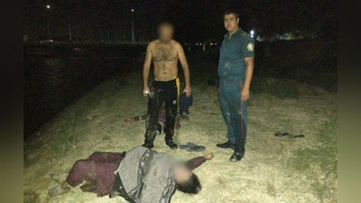 'Qashqadaryoda eri bilan urushib qolgan ayol o`zi va uch nafar farzandini kanalga tashlamoqchi bo`ldi'ning rasmi