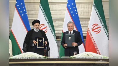 'O`zbekiston va Eron o`rtasida salmoqli 18 ta hujjat imzolandi (foto)'ning rasmi