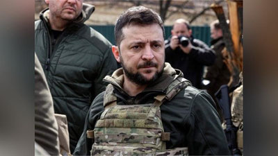 'Zelenskiy Kievda YTHga uchradi'ning rasmi