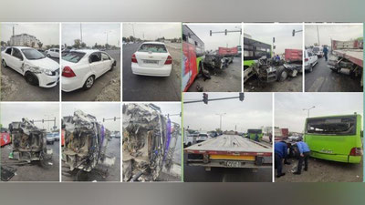 'Toshkentda avtobusga urilgan yuk mashinasining kabina qismi uzilib ketdi'ning rasmi