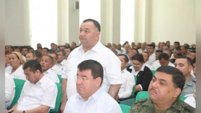 'Muzrabot tumani sobiq hokimiga nisbatan jinoyat ishi qo`zg`atildi'ning rasmi