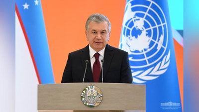 'Prezidentning Toshkentdagi II butunjahon konferensiyasidagi nutqi'ning rasmi