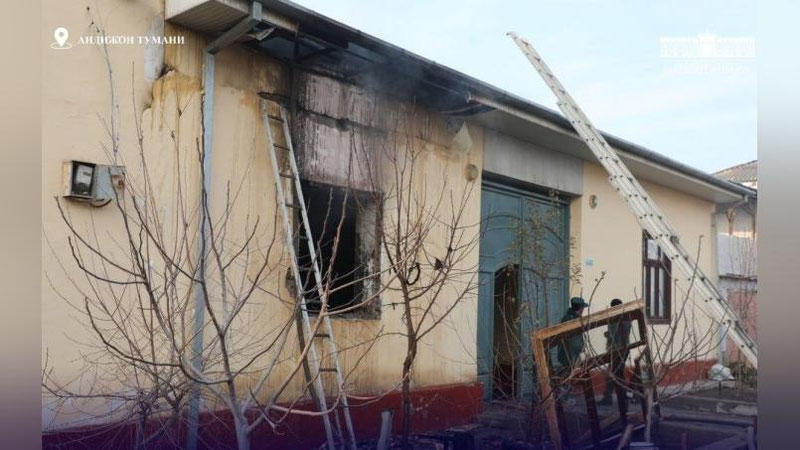 'Андижондаги хонадонлардан бирида ёнғин юз берди'ning rasmi