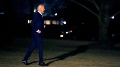 'Bayden jurnalistlardan qochib ketdi'ning rasmi