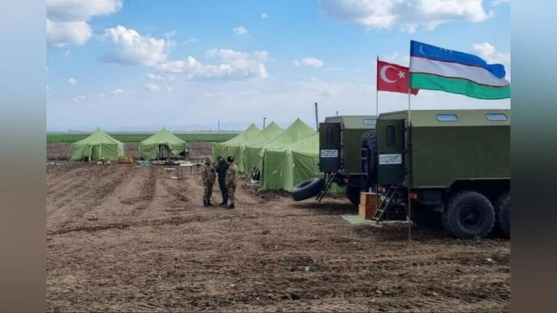 'Turkiyada o`zbeklar qurgan harbiy dala gospitali ish boshladi'ning rasmi