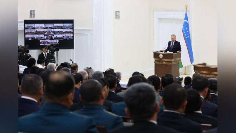 'Prezident Ulug`bek Qosimov nomzodini Surxondaryo viloyati hokimi lavozimiga taklif etdi'ning rasmi