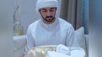 'Dubay valiahd shahzodasi Shayx Hamdan yana bir bor ota bo`ldi'ning rasmi