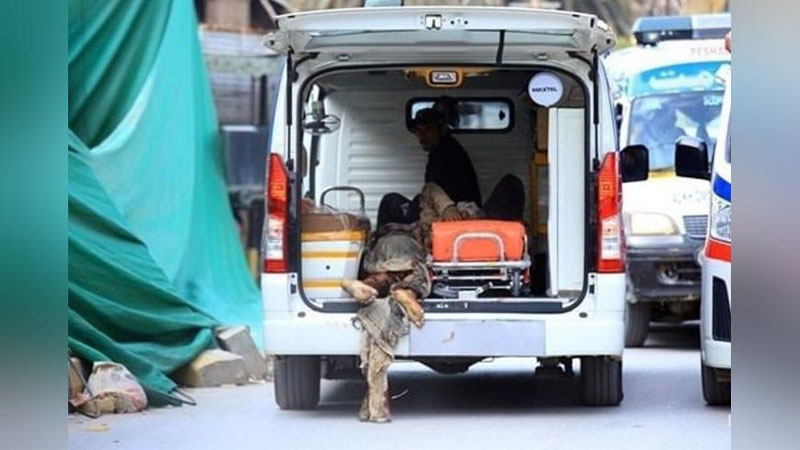 'Pokistonda polisiya binosida ikkita portlash yuz berdi'ning rasmi