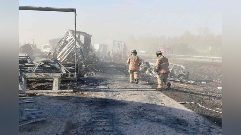 'AQShda 100 ga yaqin mashina to`qnashdi. Qurbonlar bor (video) 'ning rasmi