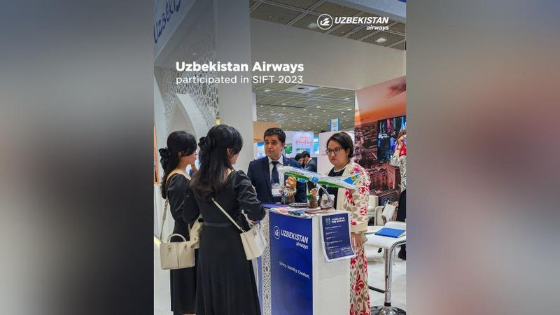 '"Uzbekistan airways" Koreyada bo`lib o`tgan “SITF-2023” ko`rgazmasida ishtirok etdi'ning rasmi