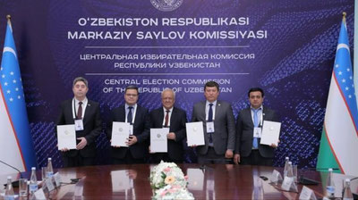 'O`zbekistondagi ciyosiy partiyalarga prezident saylovlarida ishtirok etish uchun guvohnoma berildi'ning rasmi