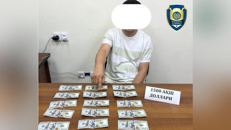 'Toshkentda qurilish bo`limi bosh mutaxassisi 1,5 ming AQSh dollari pora bilan qo`lga tushdi'ning rasmi