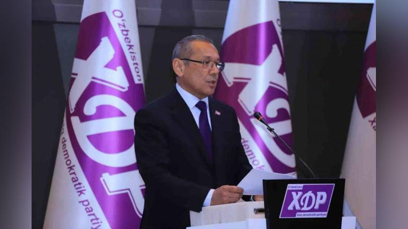 'XDP O`zbekiston prezidentligiga nomzod va uning dasturini tasdiqladi'ning rasmi