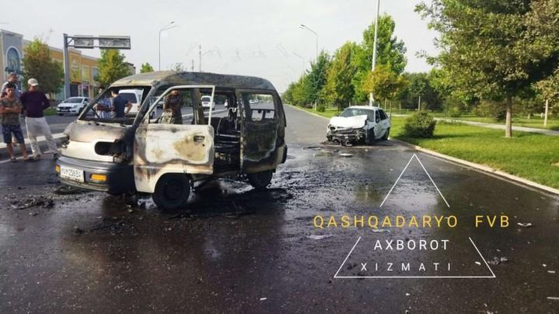 'Qashqadaryoda Damas Neksiya-2 bilan to`qnashib yonib ketdi'ning rasmi