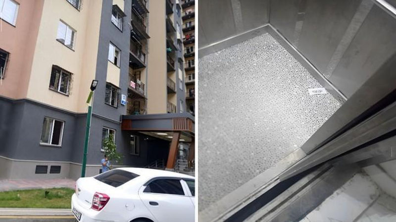 'Toshkentda ichida 11 kishi bo`lgan liftning qulab tushish sababi ma`lum bo`ldi'ning rasmi