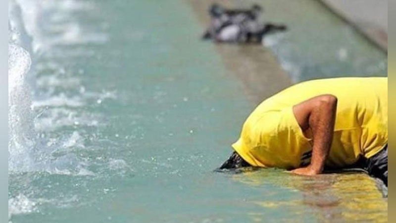 'Bugun harorat 42 daraja issiq bo`ladi'ning rasmi