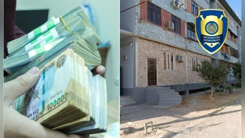 'Нурафшонда қурувчи фирма қўшиб ёзиш орқали 462,9 млн сўм ўзлаштиргани аниқланди'ning rasmi