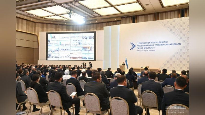 'Kreditlar tadbirkorlarga 5-7 yil muddatga imtiyozli shartlar asosida beriladi'ning rasmi