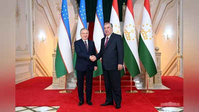 'Shavkat Mirziyoev Emomali Rahmon bilan uchrashdi (foto)'ning rasmi