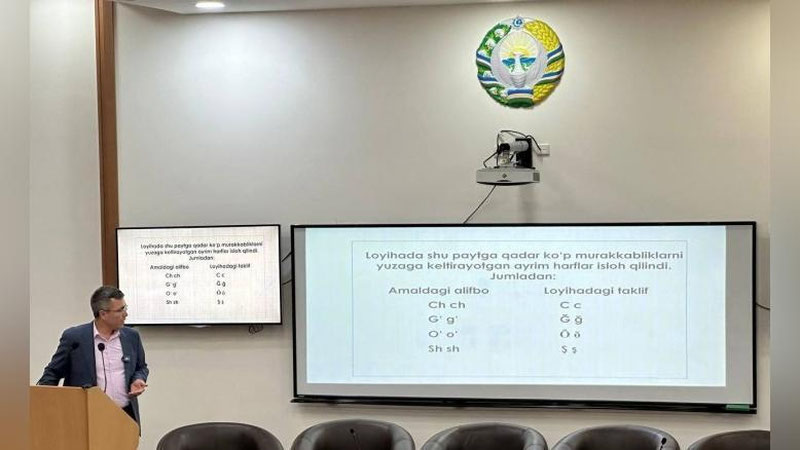'Alifbo islohoti — 4 ta harfning yangi shakli loyihasi e`lon qilindi'ning rasmi