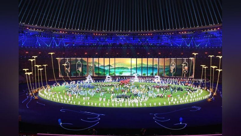 'Ханчжоу олимпия спорт маркази стадионида XIX ёзги Осиё ўйинларининг тантанали ёпилиш маросими бўлиб ўтди (фото)'ning rasmi