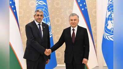 'Президент UNWTO Бош котибини қабул қилди'ning rasmi