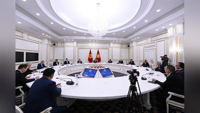 'Қирғизистонда бўлиб ўтган ШҲТ ҳукумат раҳбарлари кенгаши мажлисида 13 та ҳужжат имзоланди'ning rasmi