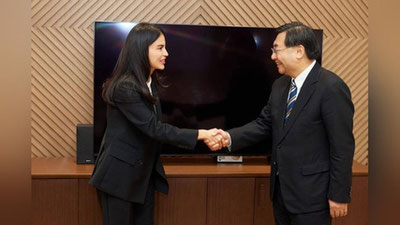 'Saida Mirziyoeva Xitoy madaniyat va turizm vaziri bilan uchrashdi'ning rasmi