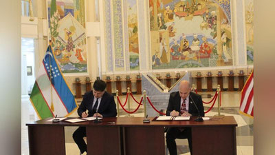 'O`zbekiston va AQSh o`rtasida madaniy meros sohasi bo`yicha bitim imzolandi'ning rasmi