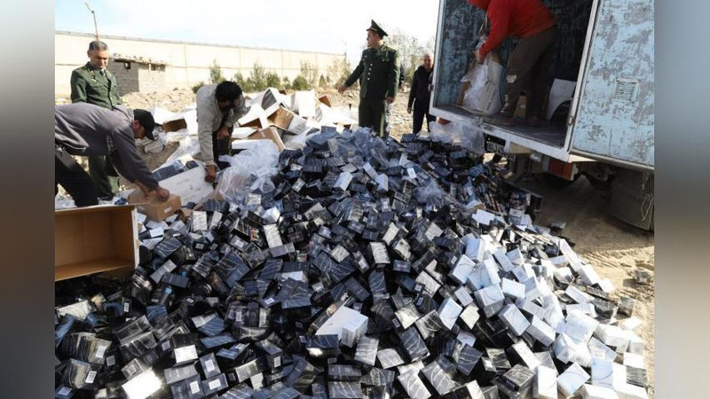 'Samarqandda qariyb 1,7 mlrd so`mlik sigaret va chilim uchun tamaki mahsulotlari yo`q qilindi (foto)'ning rasmi