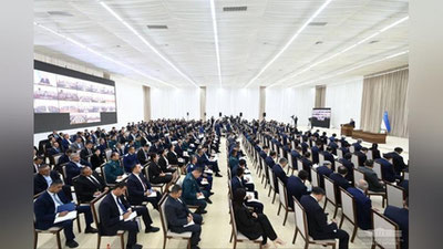 'Yig`ilishda viloyatda echimini kutayotgan bir qator ijtimoiy muammolar ham aytib o`tildi'ning rasmi