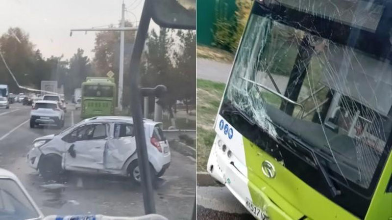 'Toshkentda Spark va avtobus YTHga uchradi'ning rasmi