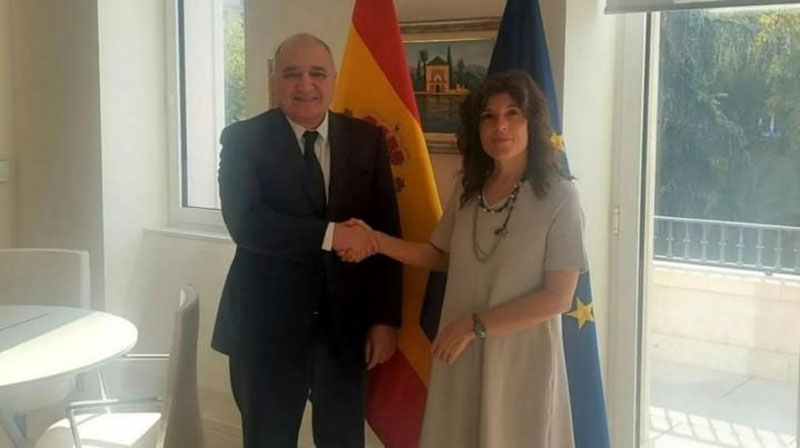 'O`zbekistonning Ispaniyadagi elchisi diplomatik missiyasini yakunladi'ning rasmi