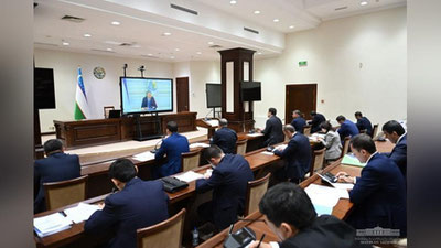 'Prezident ayrim vazirliklarga berilgan er va binolar kadastri qoniqarsizligi haqida gapirdi'ning rasmi