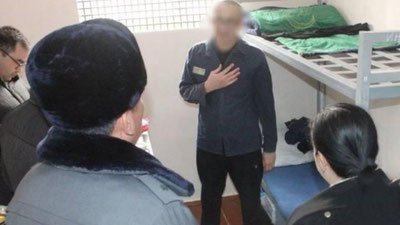 'Ombudsman Nukusdagi tartibsizliklarning asosiy aybdori Davletmurad Tajimuratov bilan uchrashdi'ning rasmi