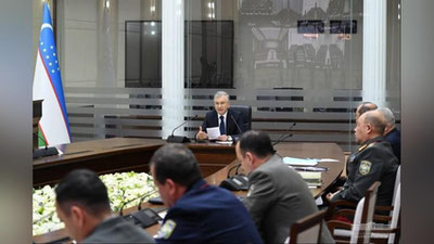 'Shavkat Mirziyoev Xavfsizlik kengashining kengaytirilgan yig`ilishini o`tkazdi'ning rasmi
