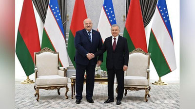 'Shavkat Mirziyoev va Aleksandr Lukashenko tor doirada uchrashuv o`tkazdi'ning rasmi