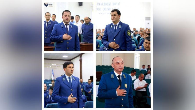'Samarqanddagi 4ta tuman soliq inspeksiyalarida yangi boshliqlar ish boshladi  'ning rasmi