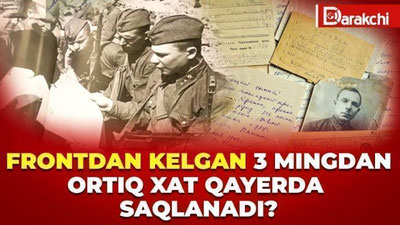 'Frontdan kelgan 3 mingdan ortiq xat qaerda saqlanyapti?'ning rasmi