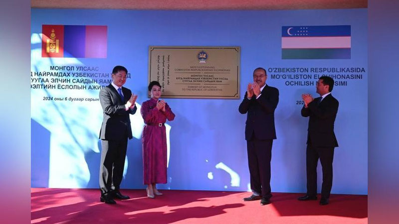 'Mo`g`ulistonning Toshkent shahridagi elchixonasi ochildi'ning rasmi