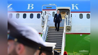 'Shavkat Mirziyoev Italiyaga etib bordi'ning rasmi